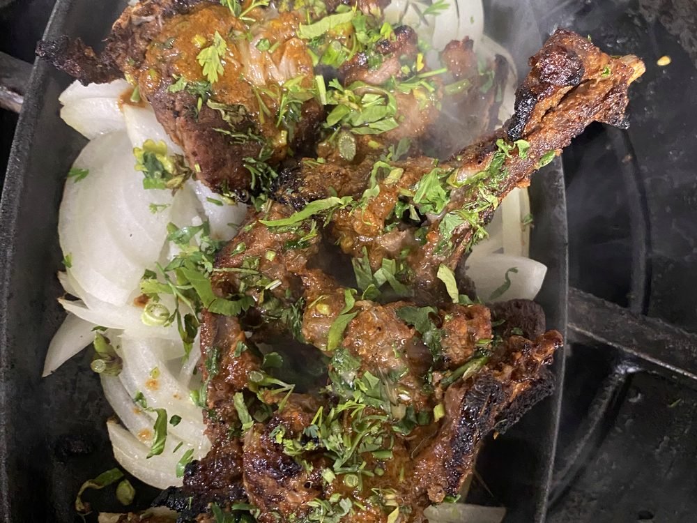 Tandoori lamb chops